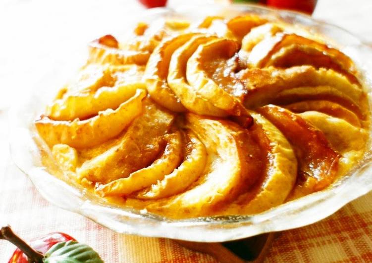 Baked Apple Cinnamon Maple Bread Pudding