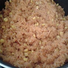 A picture of Sopa De Arroz (Mexican Rice).