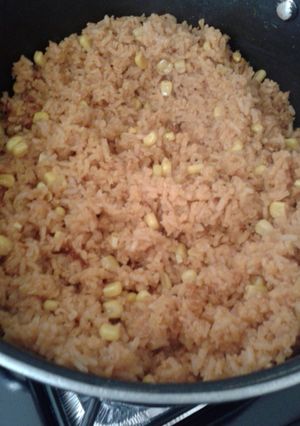 A picture of Sopa De Arroz (Mexican Rice).