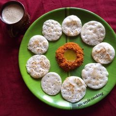 A picture of Ash gourd dosa/dose.
