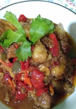 Foto resep Daging tongseng (minyak wijen)