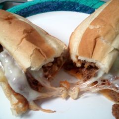 A picture of Italian loose burger.