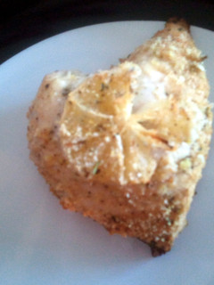 A picture of Breaded lemon chicken.