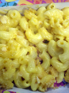 A picture of Mac and Cheese.
