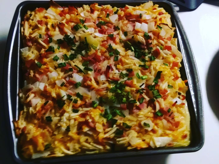 Recipe Omelette Casserole Bake the  Makes Drooling Perfect