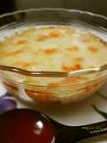 Japanese Leek Gratin with Sake Lees and Tofu White Sauce