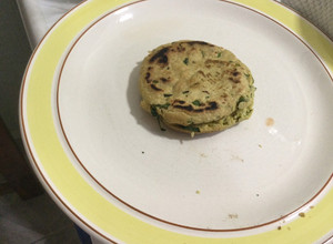 Una foto de Gorditas de manteca con espinacas