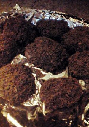 A picture of brandy balls.