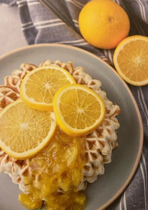 Orangenwaffeln Rezepthauptbild