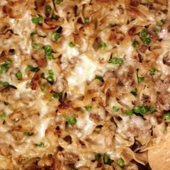 A picture of Bratwurst Noodle Casserole.