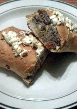 A picture of Cowboy's Pocket Meatloaf.