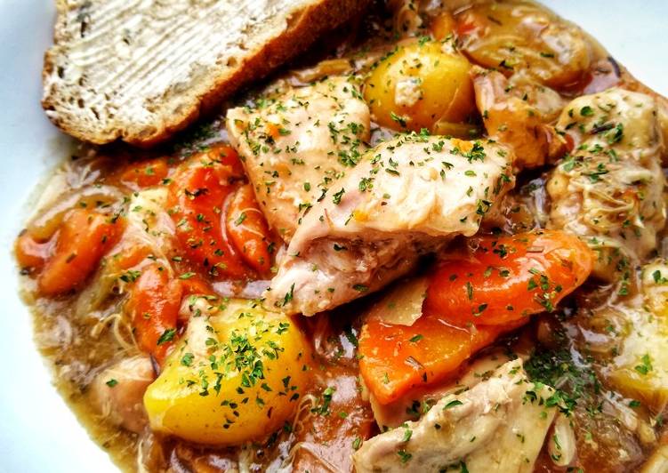 Herby Slow Cooker Chicken Stew