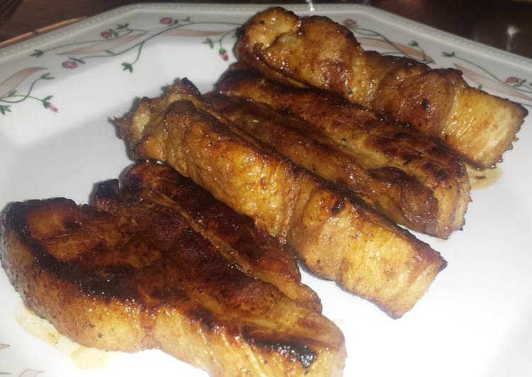 Recipe of Quick Glazed Pork Belly