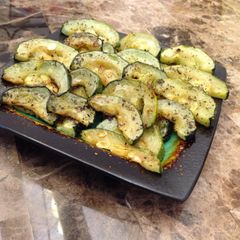 A picture of Baked Zucchini.