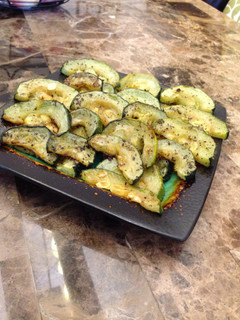 A picture of Baked Zucchini.
