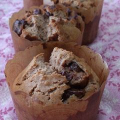 A picture of Fluffy & Moist Easy Chocolate Muffins.