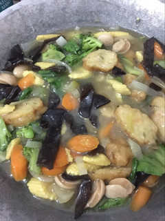 Foto resep Capcay Aneka Sayur & Bakso Udang Homemade