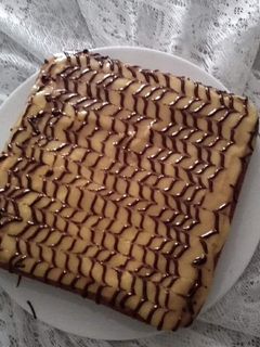 صورة لوصفة بسبوسة بكريمة الليمون