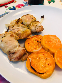 Una foto de Pollo con boniato 🍠