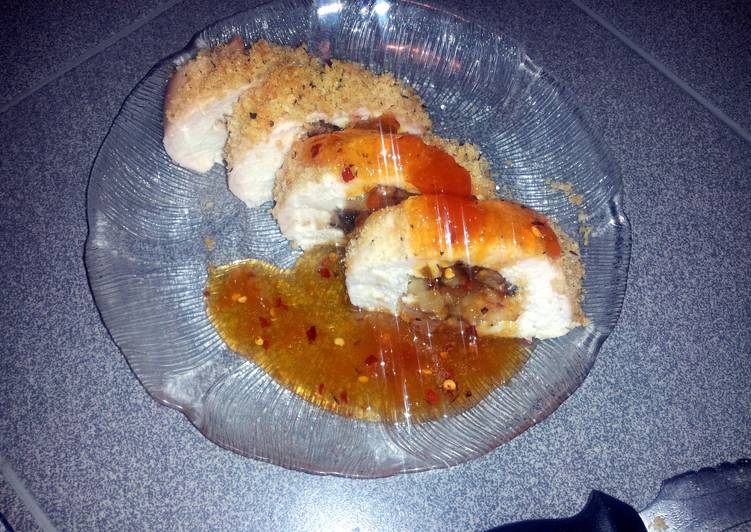 Easy Way to Prepare Delicious Bacon,mushroom stuffed chicken breast