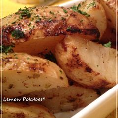 A picture of Oregano Greek Lemon Potatoes.