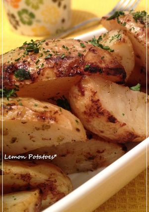 A picture of Oregano Greek Lemon Potatoes.