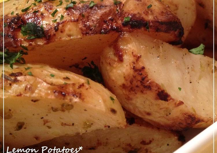 Oregano Greek Lemon Potatoes