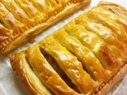 A picture of apples puff pastry
