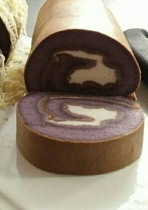 Foto resep Bolu Gulung Taro