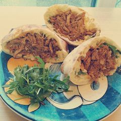 A picture of Pulled Pork Pitas.