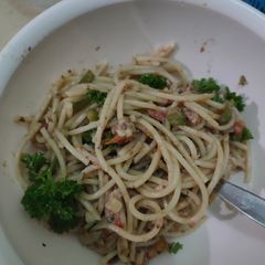 A picture of Sardines Pasta.