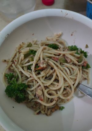 A picture of Sardines Pasta.