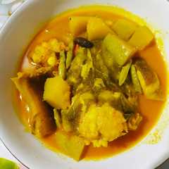 Asam pedas kepala baong রেসিপির প্রধান ছবি