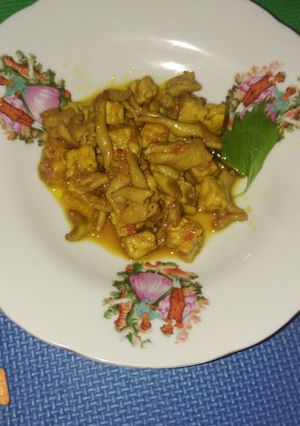 Foto resep Usus tempe bumbu pedas