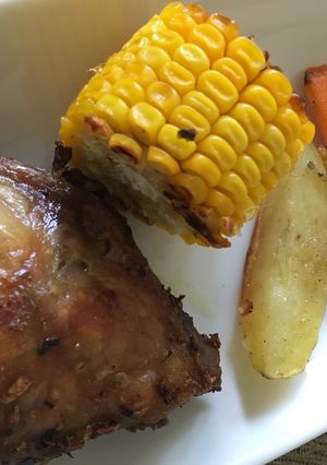 Foto resep Roasted Chicken (Ayam Panggang Simple)