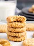 4 Ingredient Peanut Butter Cookies