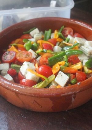 Foto principal de Ensalada de queso y cherry