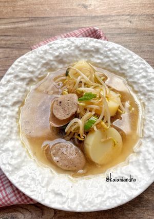 Foto resep Egg Tofu Soup