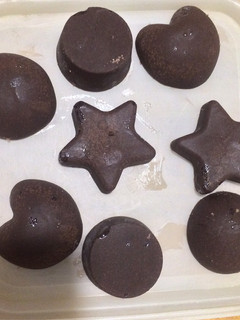 A picture of Homemade chocolates.