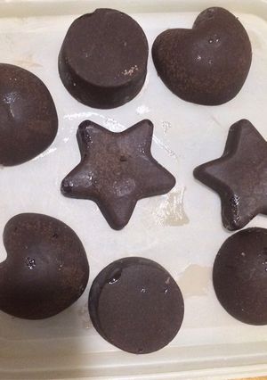 A picture of Homemade chocolates.