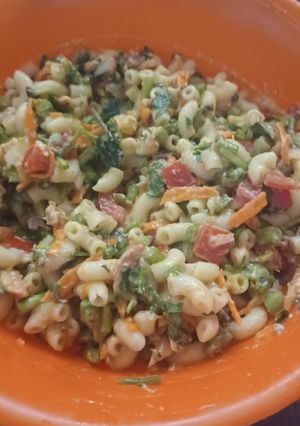 Una foto de Ensalada de berro y sardina
