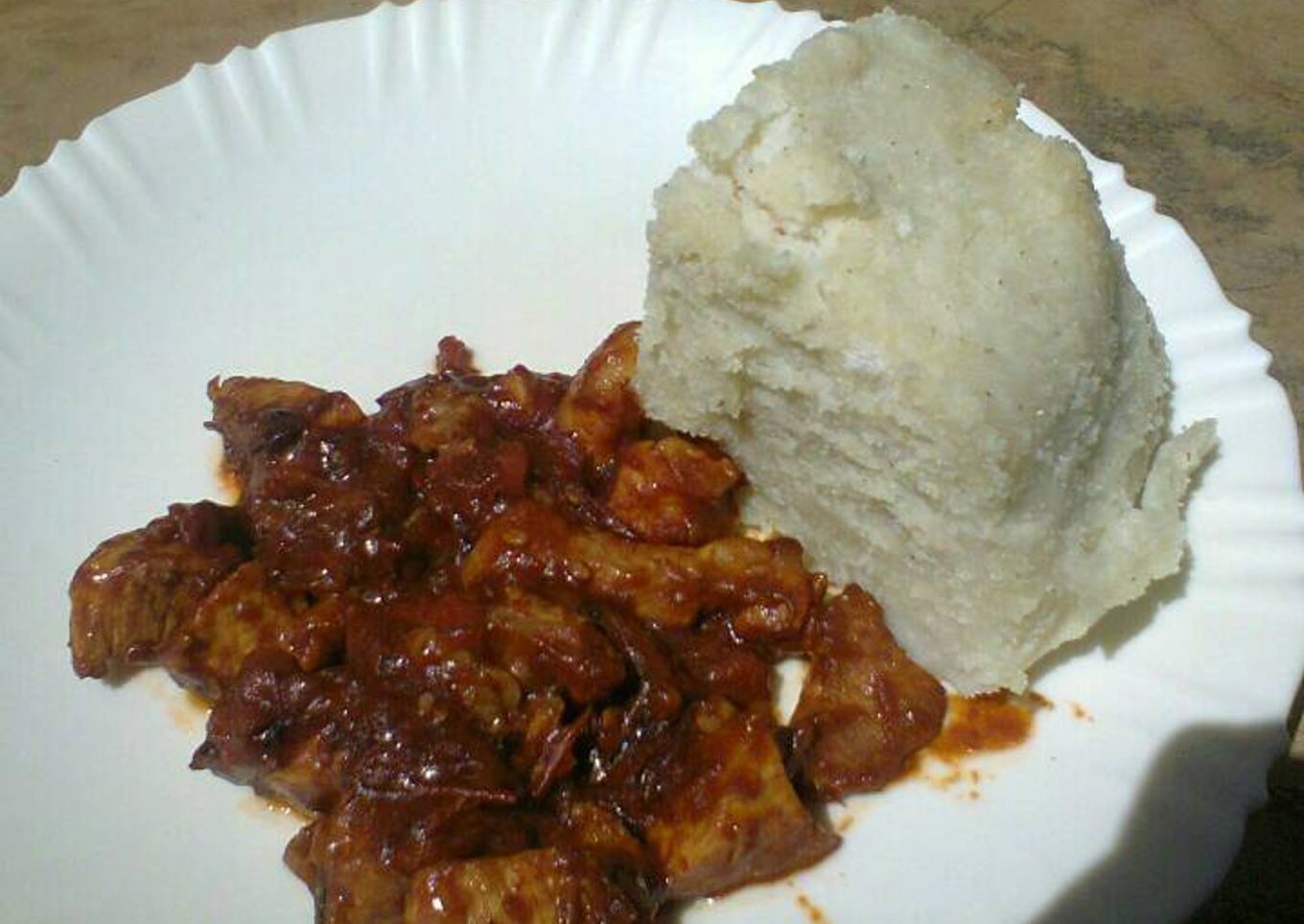 Pork With Ugali