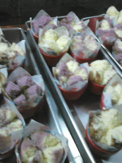 Foto resep Bolu kukus vanila - ubi ungu