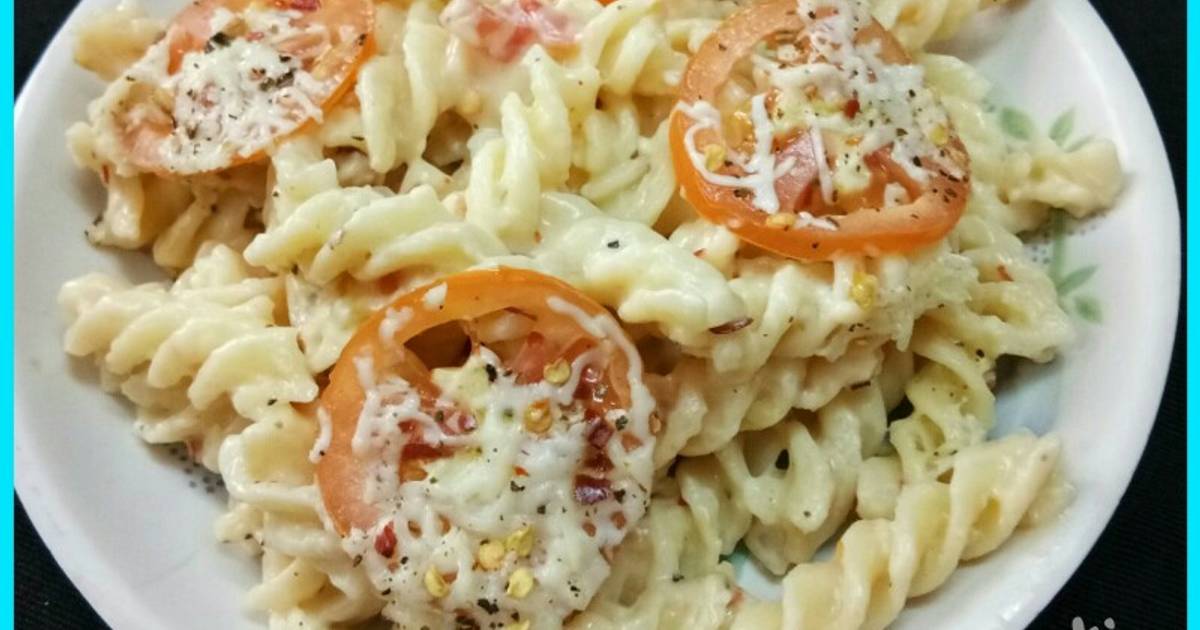Creamy White Sauce Pasta Recipe by Smruti Rana - Cookpad