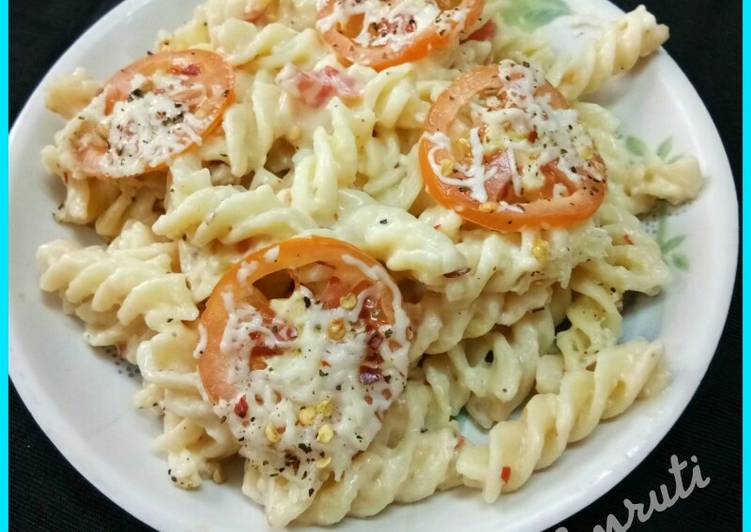 Step-by-Step Guide to Prepare Perfect Creamy White Sauce Pasta