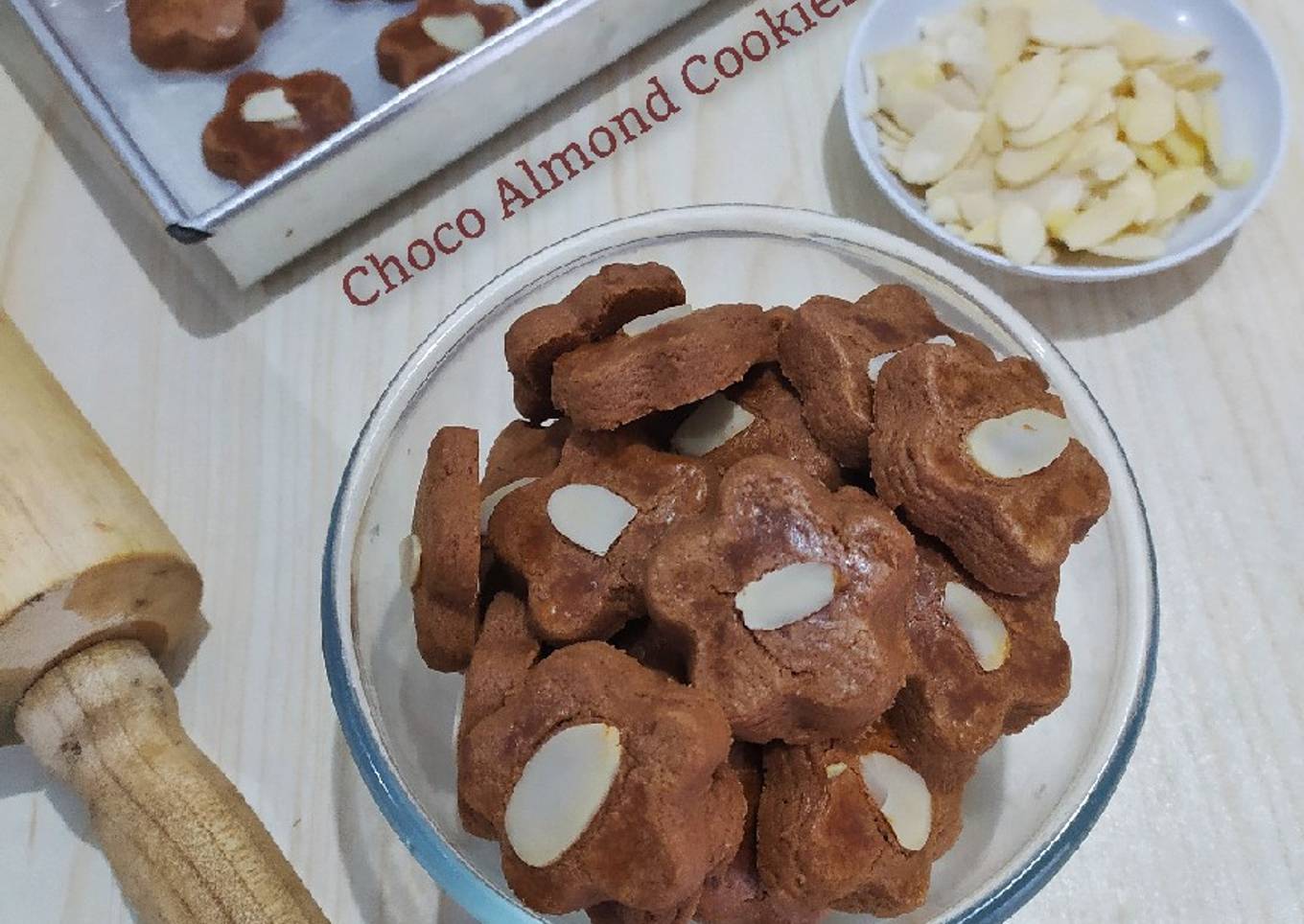 Choco Almond Cookies