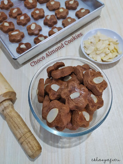 Foto resep Choco Almond Cookies