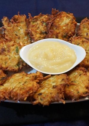 A picture of Potato Latkes.
