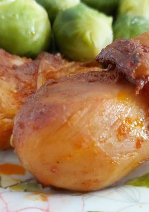 Csirkecomb kelbimbóval recept fotója