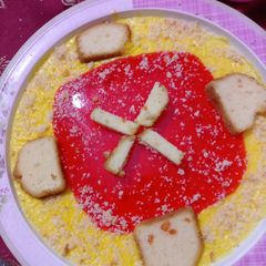 A picture of Custard Jelly Tart.